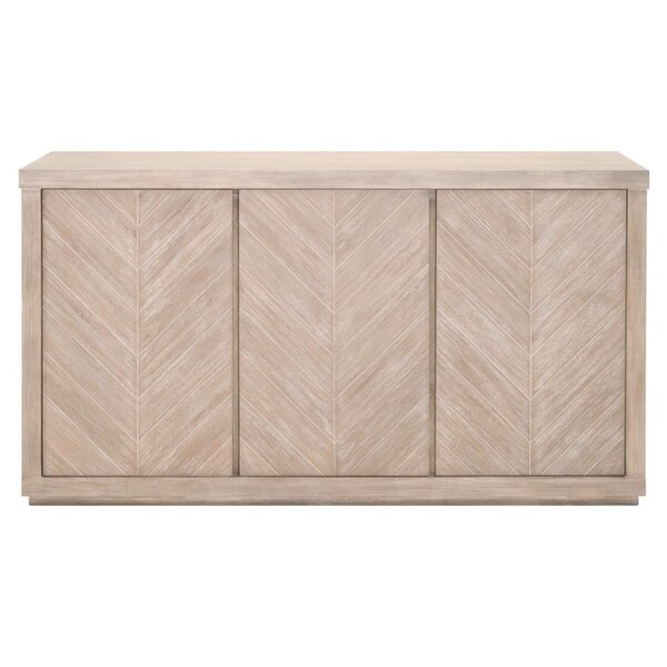 Natural wood 2024 buffet cabinet